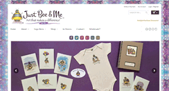 Desktop Screenshot of justbeeandme.com